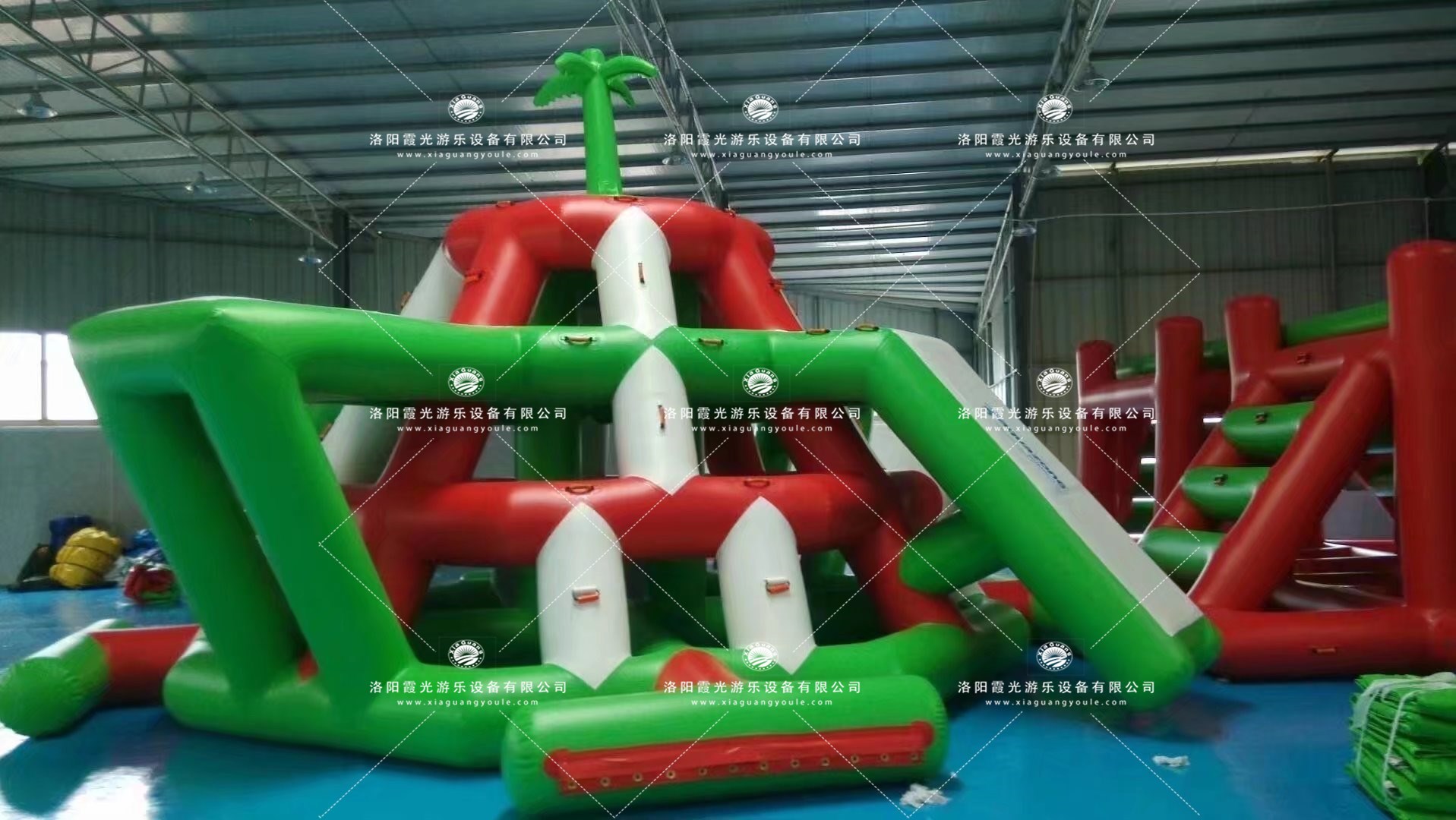 綦江水上闯关道具